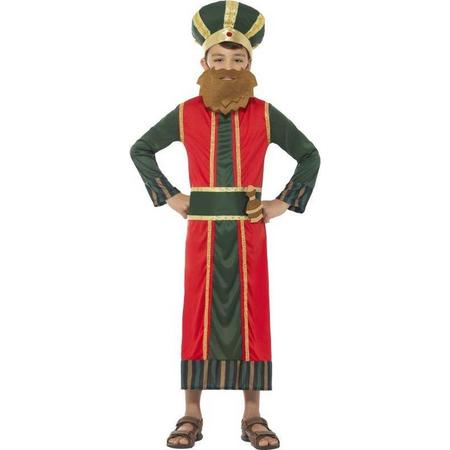 Koning Prins & Adel Kostuum | Koning Caspar Bethlehem | Jongen | Small | Carnaval kostuum | Verkleedkleding